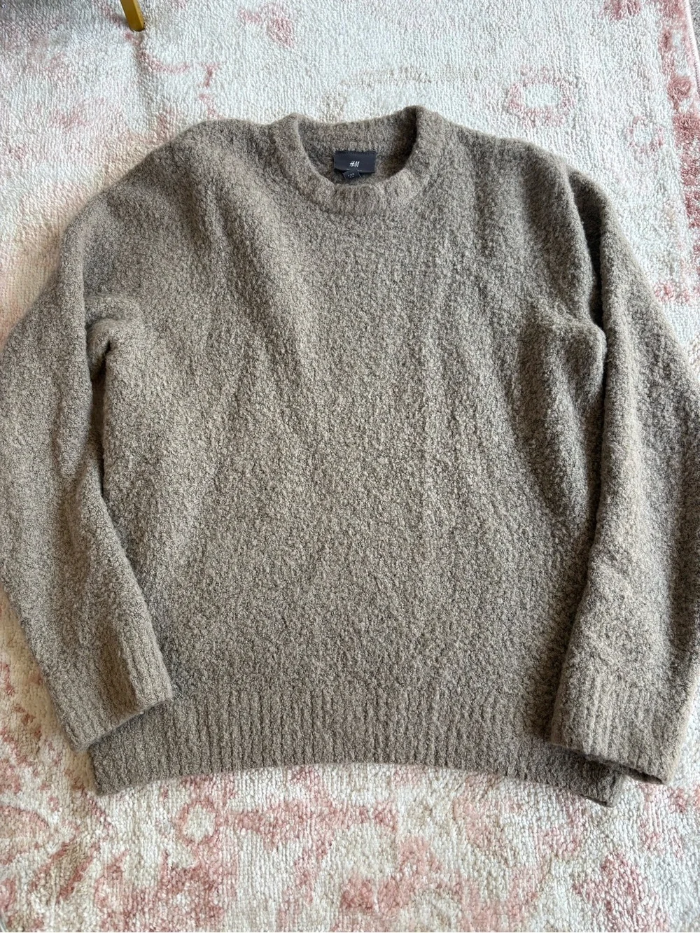 H&M beige regular fit sweater